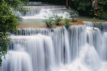 Waterfall with the beautiful.