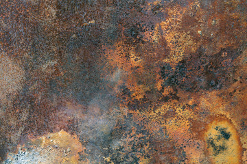 Rust door background brown orange iron