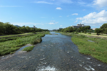 Fototapeta na wymiar 京都　夏の鴨川
