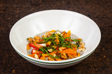 Delicious nut porridge