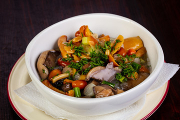Pickled mushrooms mix