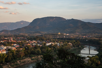 Obraz premium Laos - Luang Prabang - Blick vom Mount Phousi