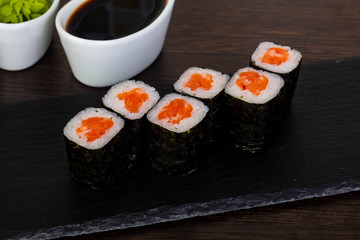 Appetizing fish roll