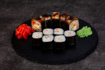 Japanese sushi set