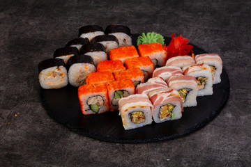 Japanese sushi set