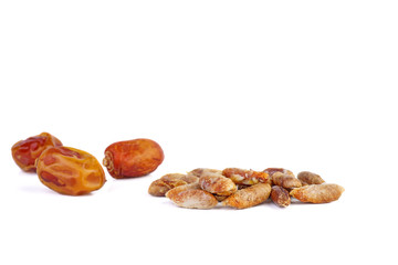 Dried date and pits