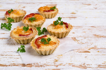 Tartlets with vegetables