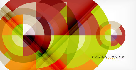 Obraz premium Wektorowy okręgu abstrakta tło