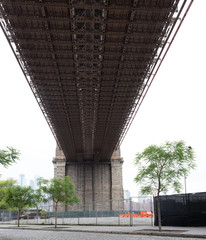 Under the Manhattan Bridge