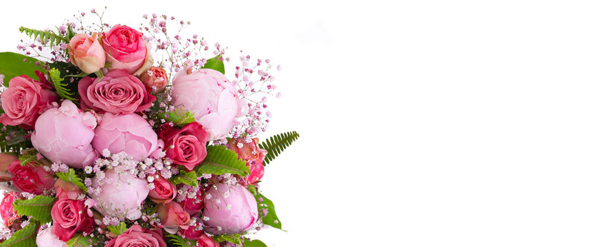 freigestellter Blumenstrau&szlig;