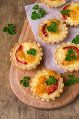 Tartlets with vegetables