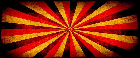 Grunge banner with paper texture and striped brust pattern