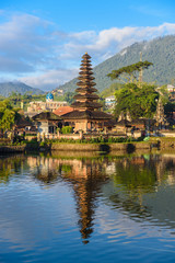 morning sunrise at Pura ulun danu bratan,Bali Indonesia travel location