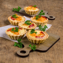 Tartlets with vegetables