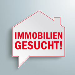 Sprechblase Immobilien Gesucht