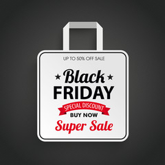 Shopping Bag Black Friday Super Sale