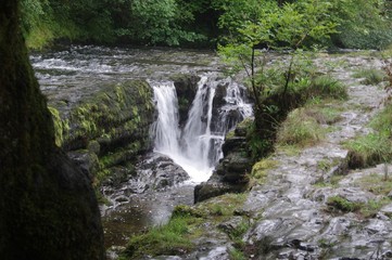 brecon beacons forest waterfalls