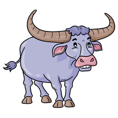 Buffalo Cute Cartoon
Illustration of cute cartoon buffalo.