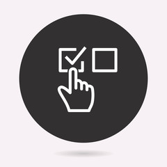 Checklist - vector icon.