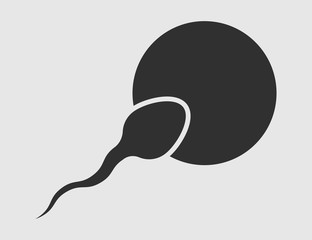 Fertility icon isolated on white background. Vector illustration.