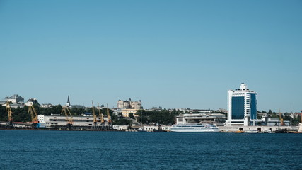 Fototapeta premium Beautiful Seaport in Odessa