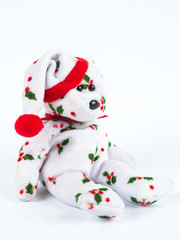 christmas bear doll