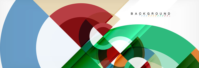 Obraz premium Wektorowy okręgu abstrakta tło