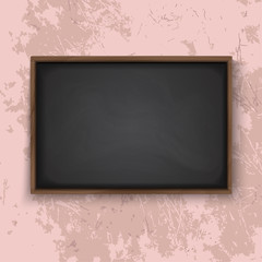Blackboard on the wall
