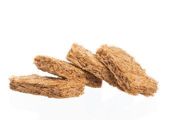 Whole grain wheat biscuits breakfast cereal