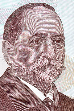 Ilia Chavchavadze Portrait From Georgian Money 