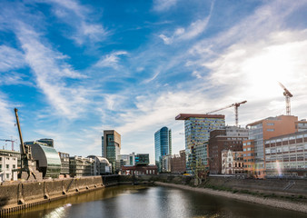 Obraz premium Düsseldorf Medienhafen 