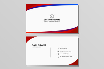 Modern Business card name card Design Template