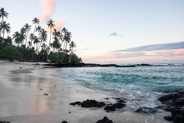 Dawn at Lefaga Matautu Beach, Upolu Island, Samoa, South Pacific