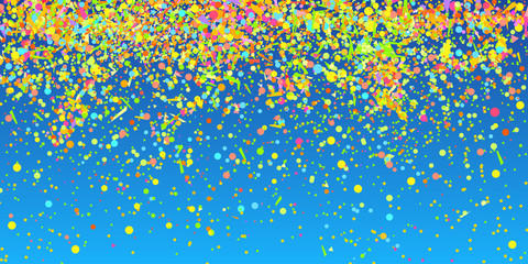 Abstract texture with random geometric glitters. Geometric background with confetti. Pattern for design. Pretty colors. Print for polygraphy, posters, t-shirts and textiles. Greeting cards