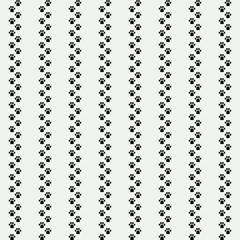 Cats Paw Print. Seamless animal pattern of paw footprint © lenalanette
