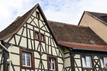 Wasselonne. Maisons à colombages, Alsace. Bas-Rhin. Grand Est 