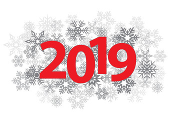 2019 new year christmas background