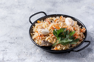 Lamb pilaf rice