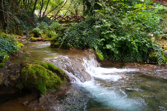 Beautiful cascade of a creek