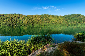 Lago di Levico (Lake), Levico Terme, Trentino Alto Adige, Italy 