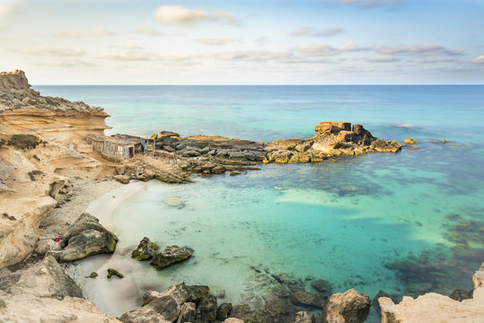 Small cove of Formentera