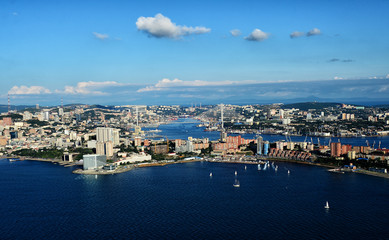 Fototapeta na wymiar City of Vladivostok, Far East of Russia.