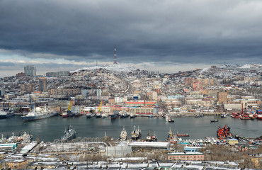  City of Vladivostok, Far East of Russia.