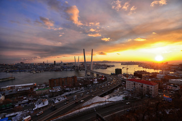  City of Vladivostok, Far East of Russia.