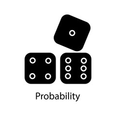 Dices glyph icon