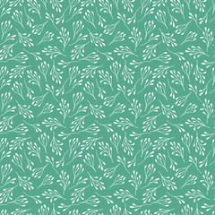 Naklejka na ściany i meble Floral seamless pattern. Part of big flower collection of illustrations.