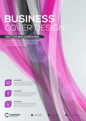 Abstract vector business brochure cover or banner design templates. Business flyer or poster with abstract background