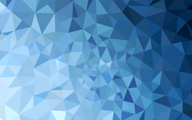 Light BLUE vector polygon abstract backdrop.