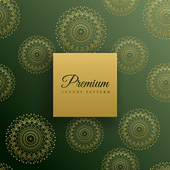premium mandala seamless pattern background