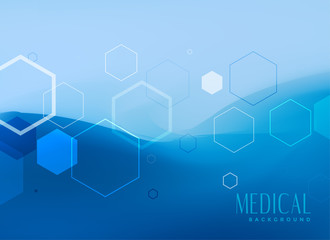 medical background concept design in blue color